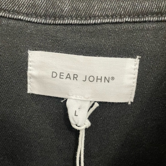 Dear John NWT Jules Washed Down Black Denim Jacket - Picture 6 of 7